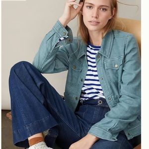 Anthropologie Utility Trucker Jacket